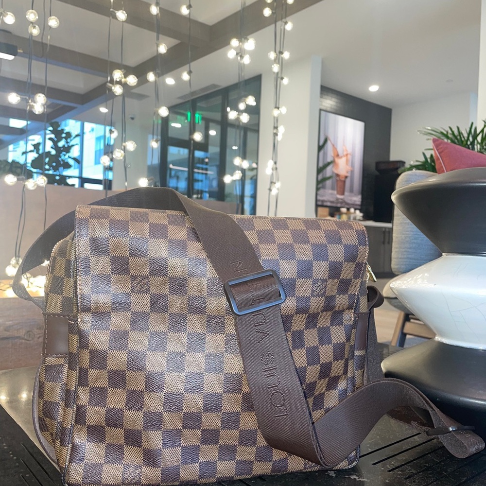 Louis Vuitton Brown Checkered Men's Bag